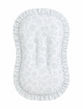 Sage Green Chinoiserie Ruffle Baby Lounger Cover