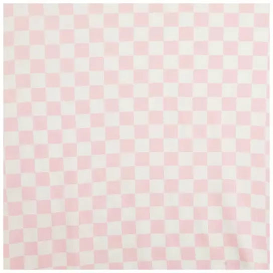 Pink White Checkered Baby Lounger Cover