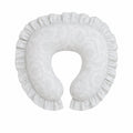 Sage Green Chinoiserie Ruffle Nursing Pillow Cover