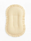 Yellow Gingham Ruffle Baby Lounger Cover