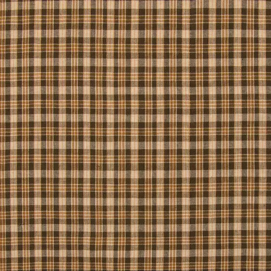 Brown Plaid Ruffle Nursing Pillow Cover