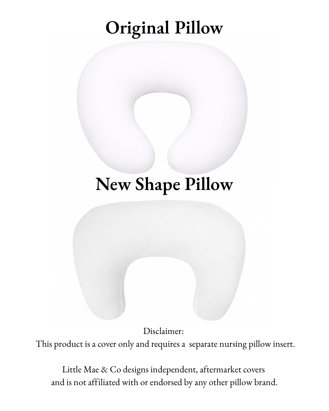 Caramel Ribbed Nursing Pillow Cover