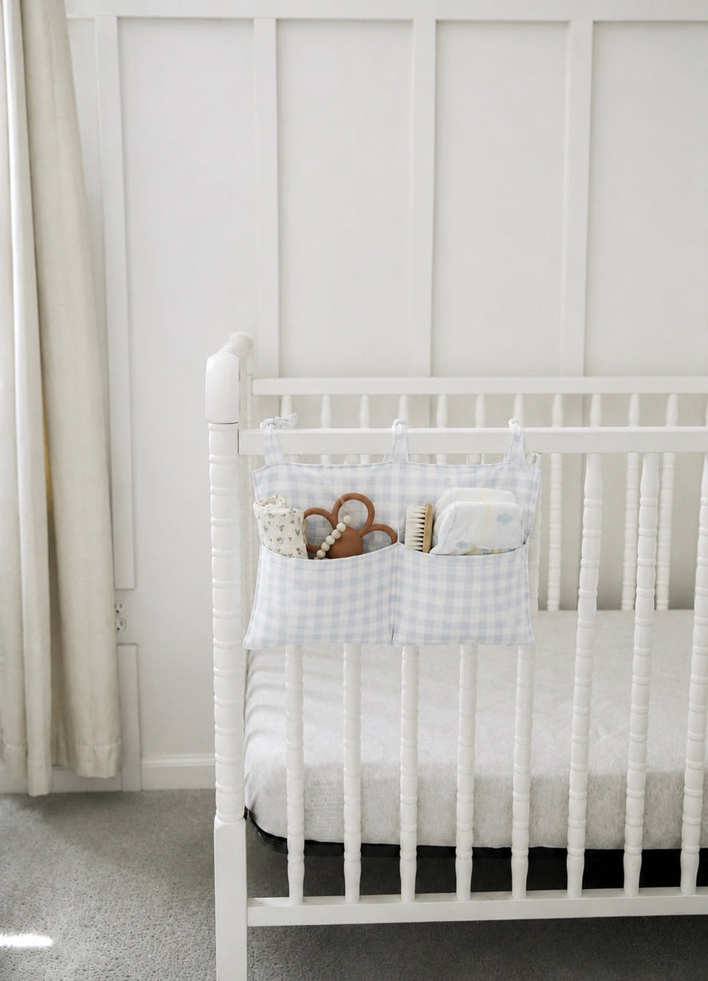 Crib Diaper Caddy Storage Organizer