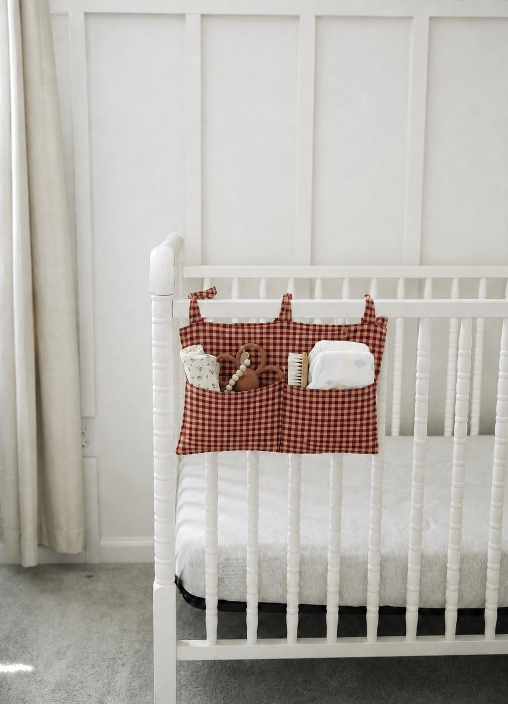 Crib Diaper Caddy Storage Organizer
