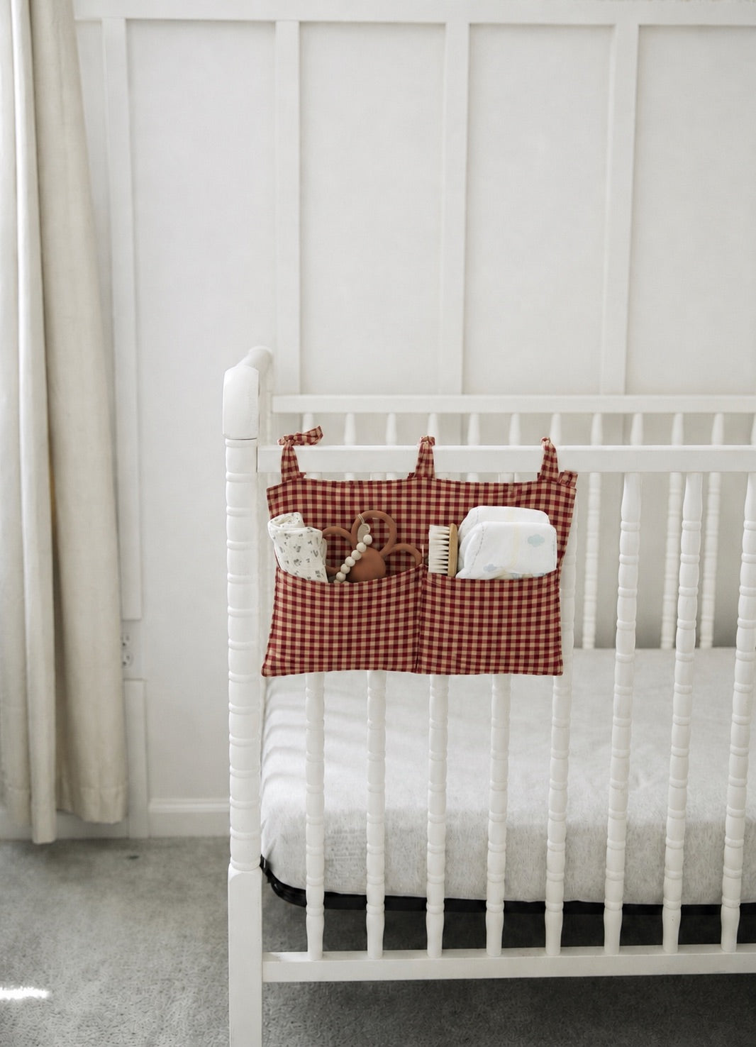 Crib Diaper Caddy Storage Organizer