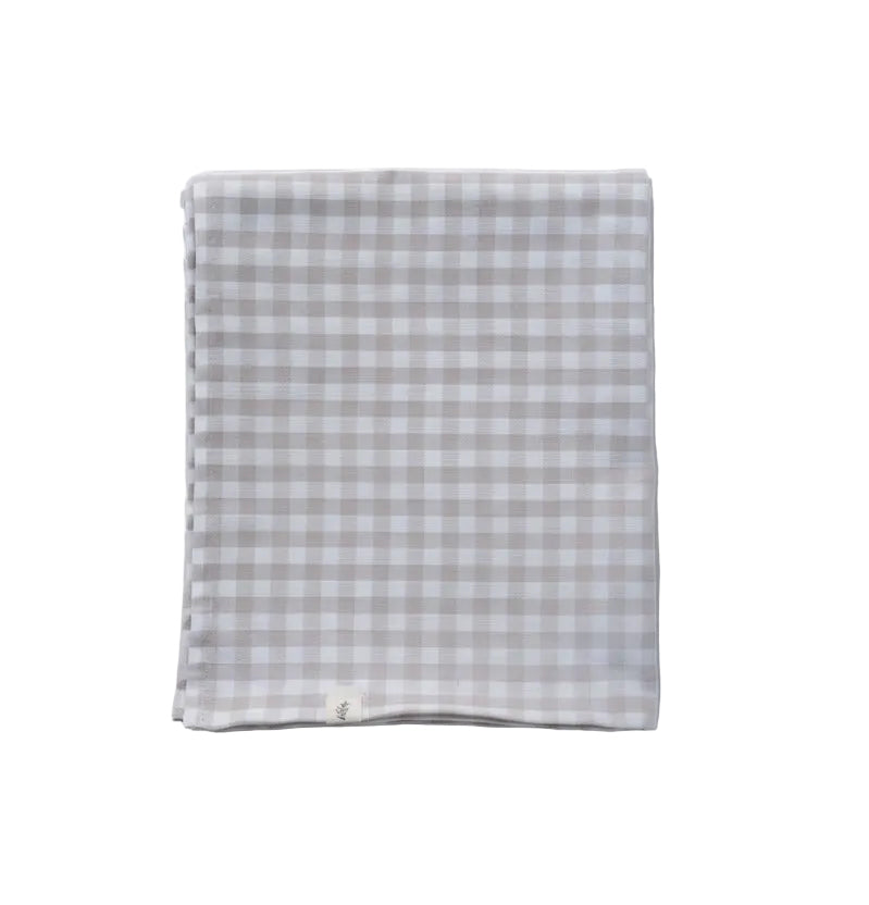 Beige Ghingham Blanket