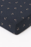 Blue Dandelion Crib Sheet