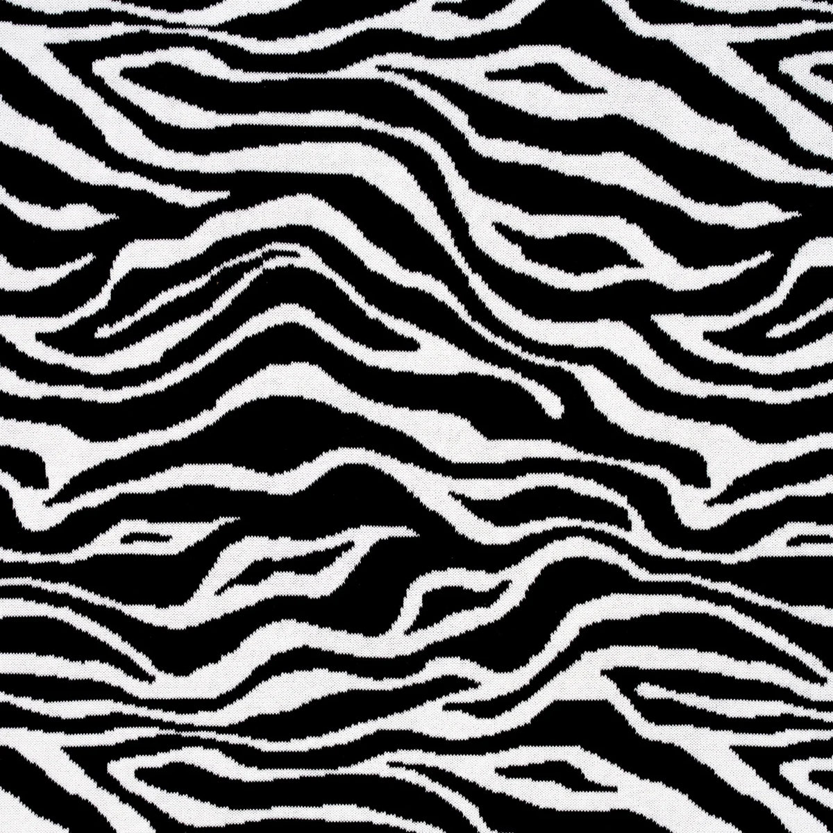 Baby Zebra Jacquard Knit Blanket