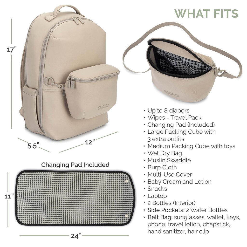 Drift Neoprene Diaper Backpack